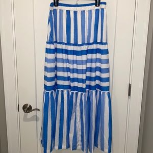 NWT Vineyard Vines Tiled Stripe Maxi Skirt, Size L